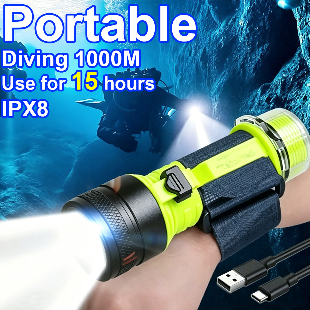 Fishing Light - Nueva Linterna de Buceo LED Profesional