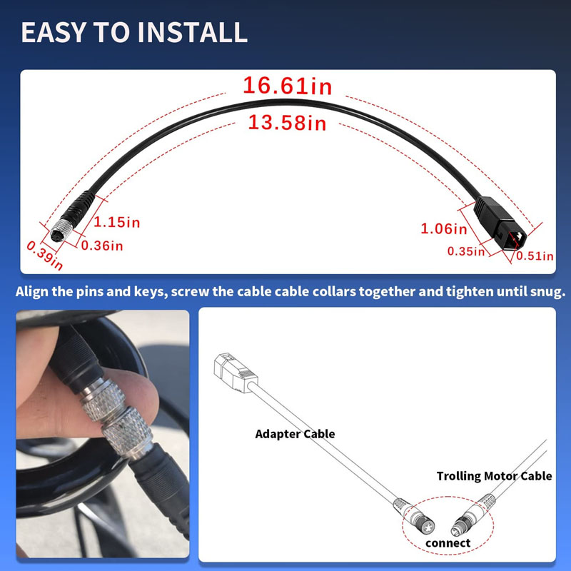 Cable adaptador universal para - Fish Finder Cable reseña y precio