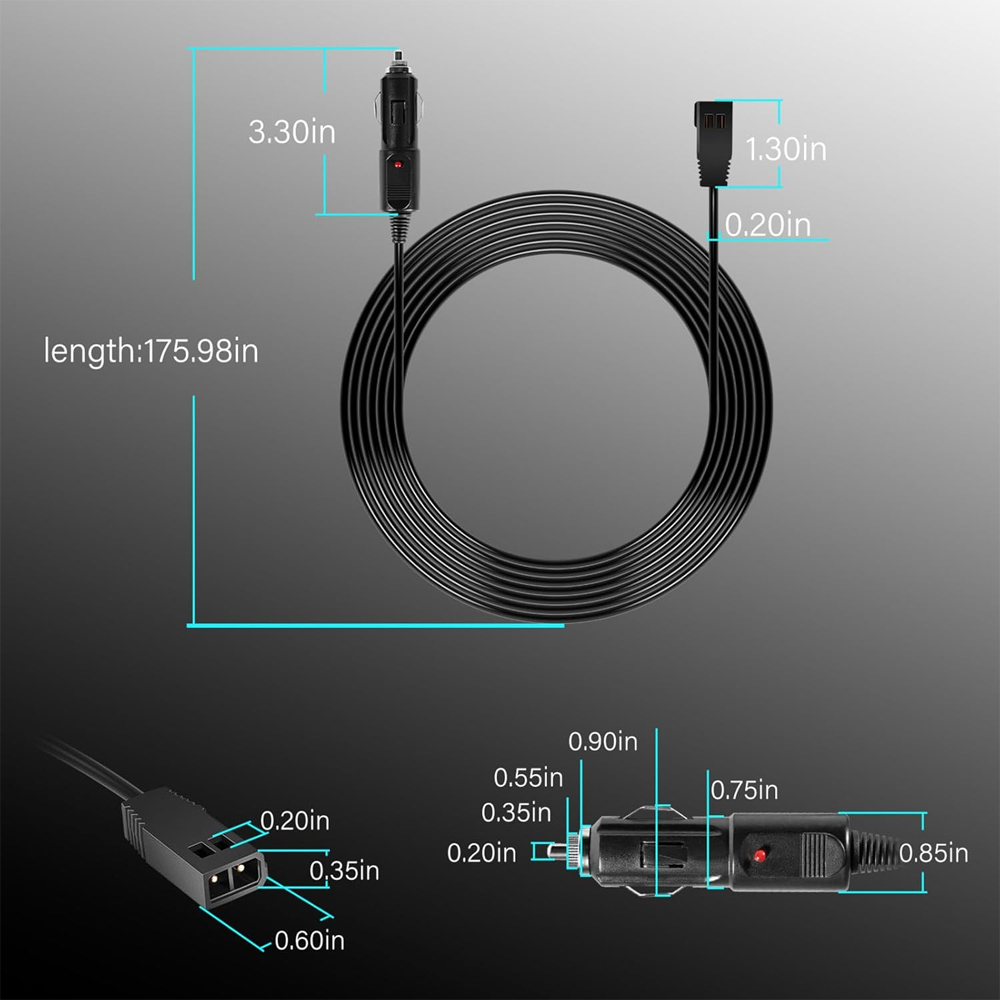Cable de alimentación de 12V D - Fish Finder Charger reseña y precio