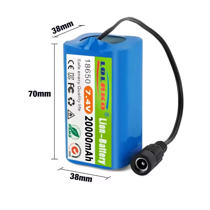 Batería de 7,4 V y 20000 mAh c - Fish Finder Charger reseña y precio