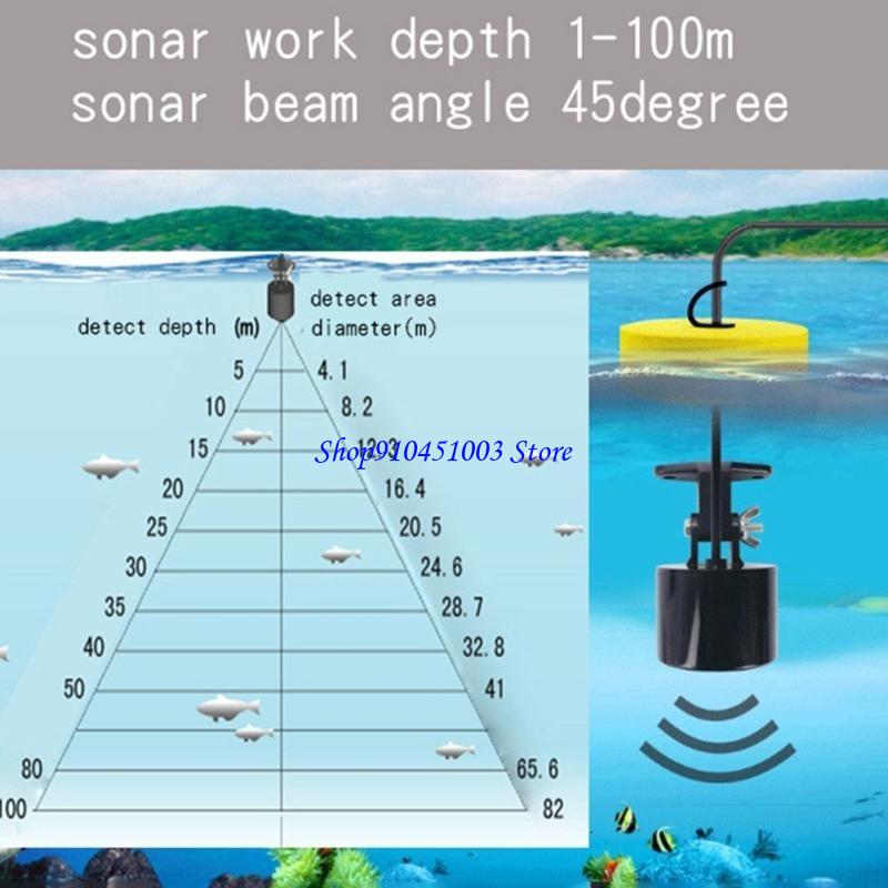 77HC Portable sonar Fish Fishs - Fishing Depth Finder reseña y precio
