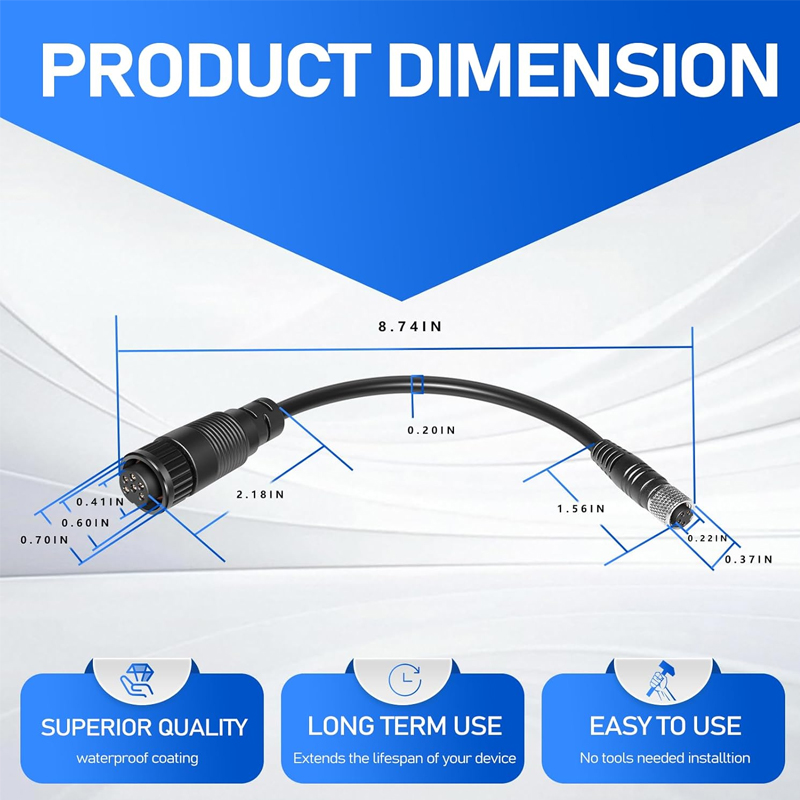 Compatible con los detectores  - Fish Finder Cable reseña y precio