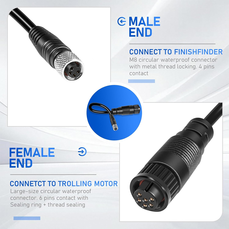 Compatible con los detectores  - Fish Finder Cable reseña y precio