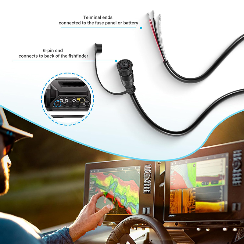 Cable de alimentación 720110-1 - Fish Finder Cable reseña y precio