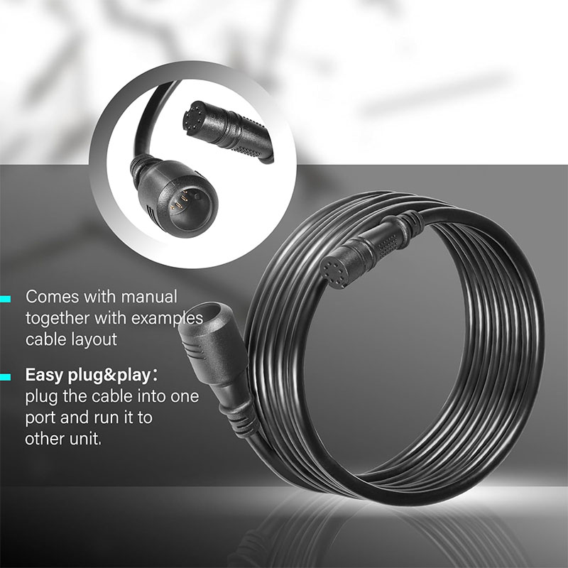 Cable de extensión para transd - Fish Finder Cable reseña y precio